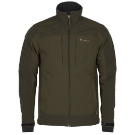 Kurtka myśliwska PINEWOOD Smaland Stretch Shell D.OLIVE/SUEDE BROWN 5717